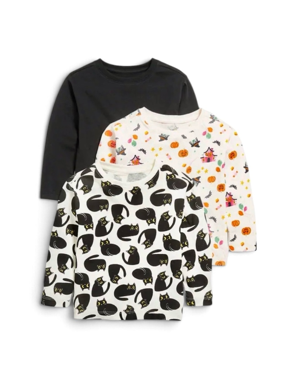 Old Navy Halloween Long Sleeve Shirt Bundle 3T